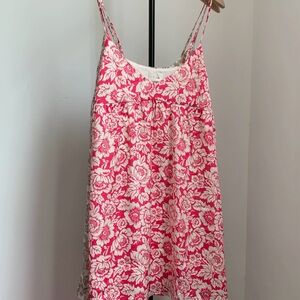 Aritzia Women's Pink Dress Aritzia Wilfred tank dress mid length